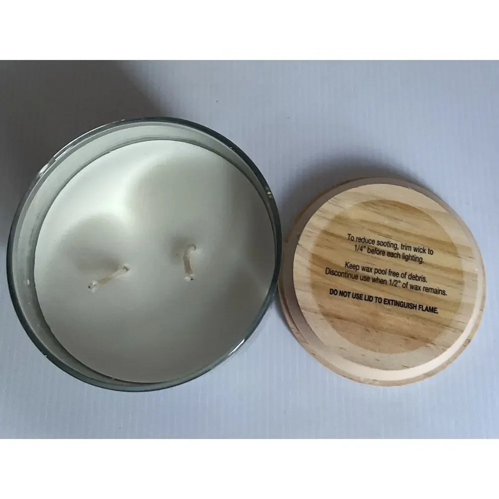 Kirkland’s Apple Strudel Candle Holiday Ornament Jar & Embroidered Tree Lid